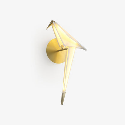 Bird-Inspired Wall Lamp with Adjustable Brightness — side view