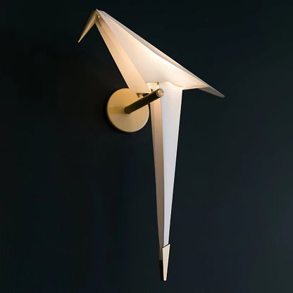 Bird-Inspired Wall Lamp with Adjustable Brightness