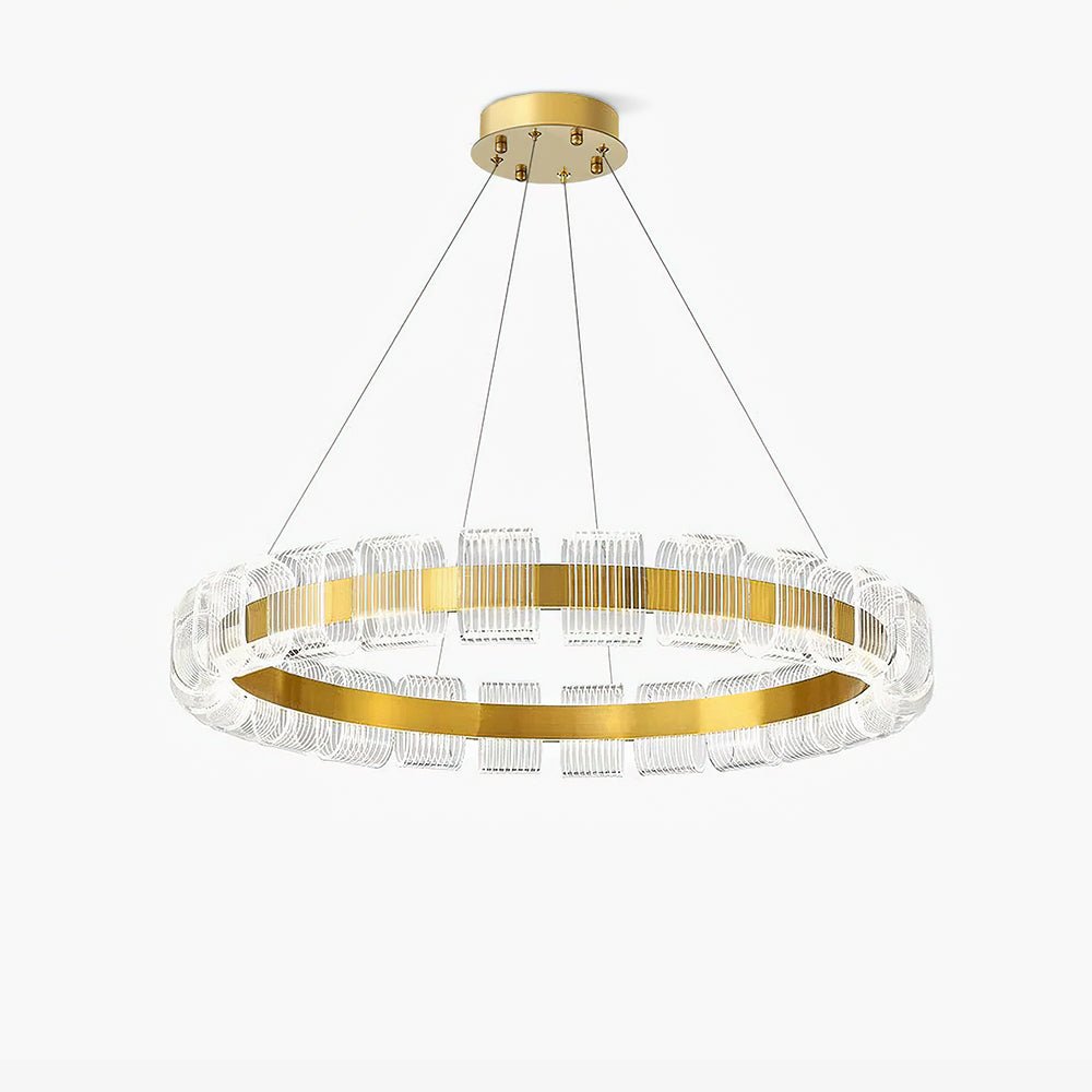 Bangle Chandelier with Dimmable LED — side view