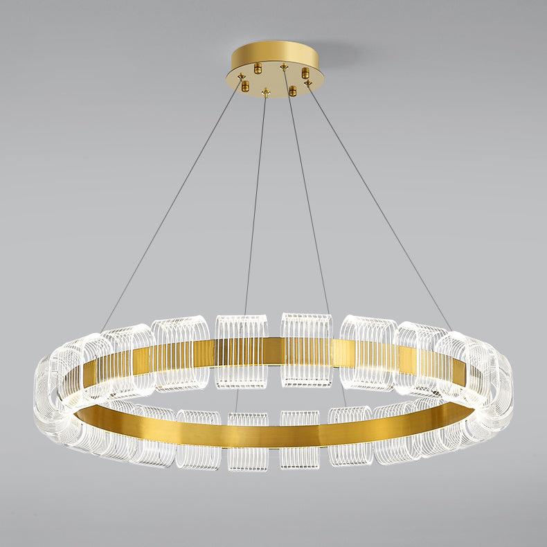 Bangle Chandelier with Dimmable LED