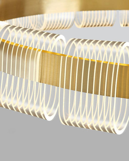 Bangle Chandelier with Dimmable LED