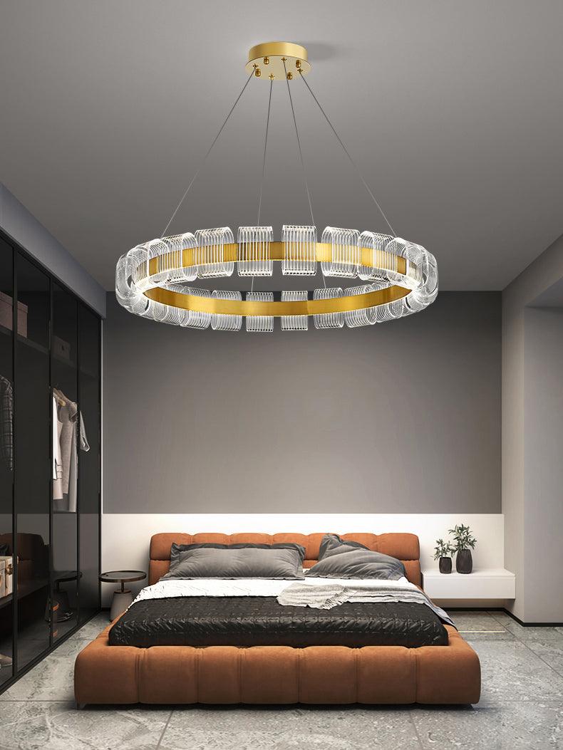 Bangle Chandelier with Dimmable LED — alternate angle