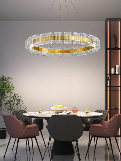 Bangle Chandelier with Dimmable LED — lifestyle view