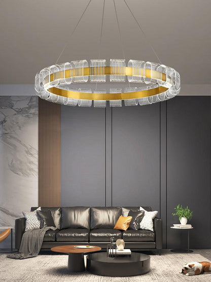 Bangle Chandelier with Dimmable LED