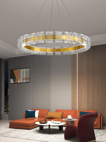 Bangle Chandelier with Dimmable LED