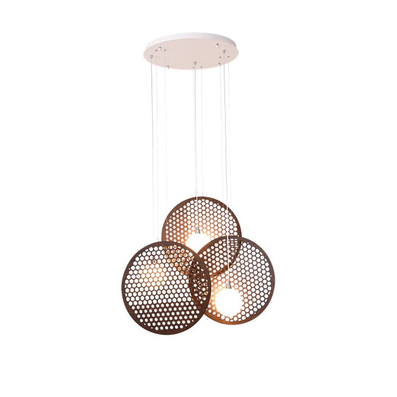 Bee Plate Chandelier with Adjustable Brightness