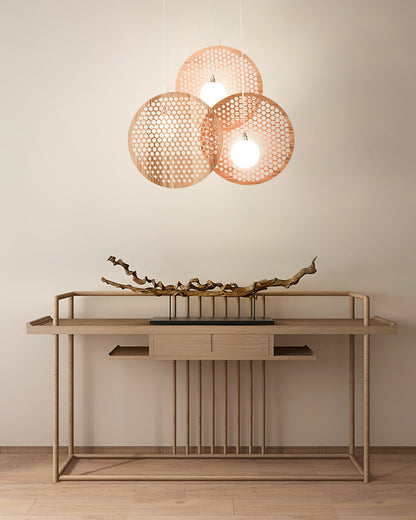 Bee Plate Chandelier with Adjustable Brightness