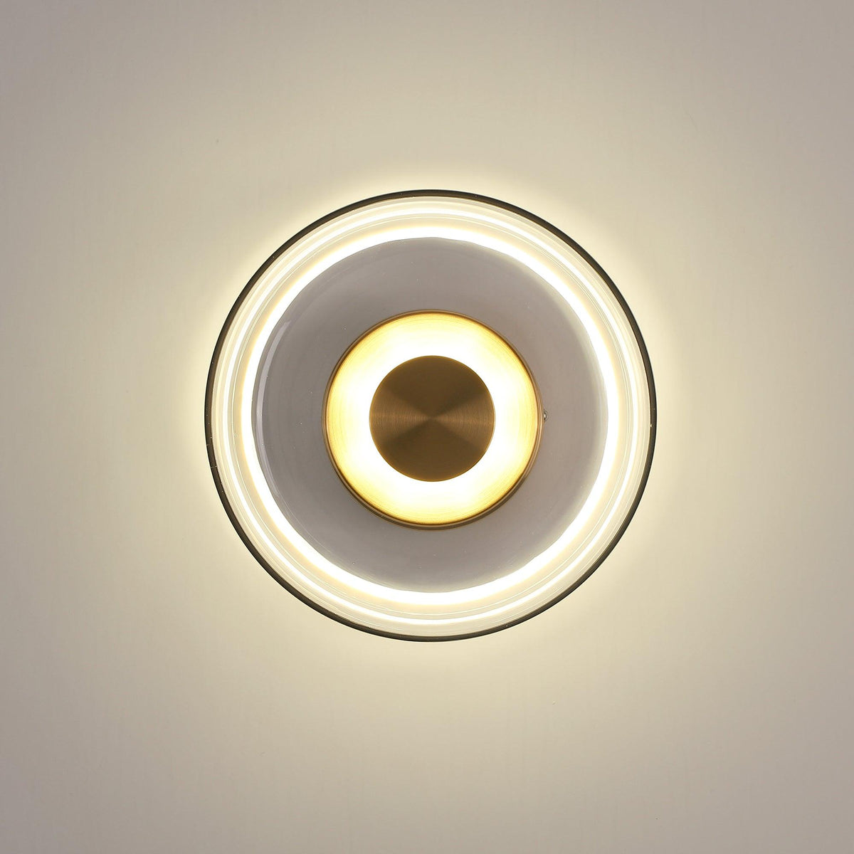 Glass Wall Light with Adjustable Brightness
