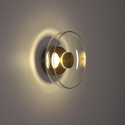 Glass Wall Light with Adjustable Brightness