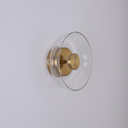 Glass Wall Light with Adjustable Brightness