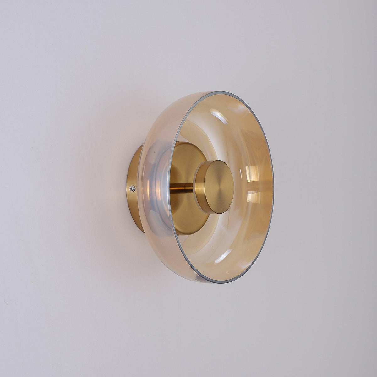 Glass Wall Light with Adjustable Brightness