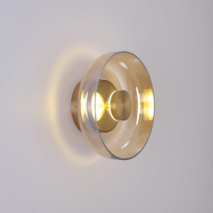Glass Wall Light with Adjustable Brightness