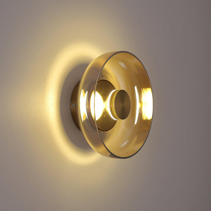 Glass Wall Light with Adjustable Brightness