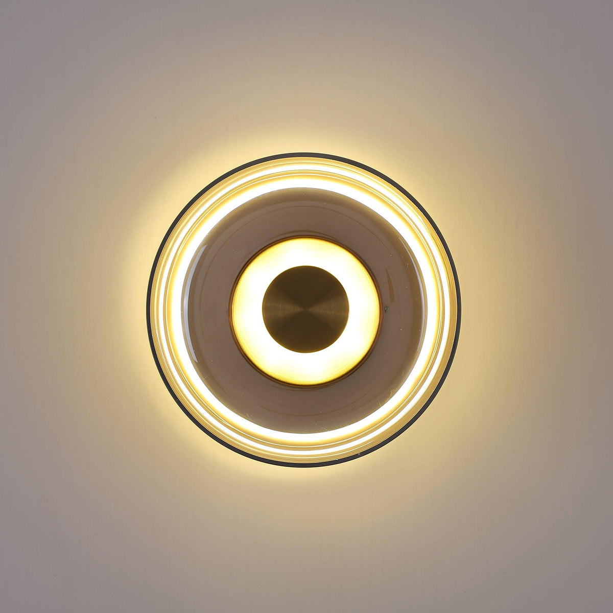Glass Wall Light with Adjustable Brightness