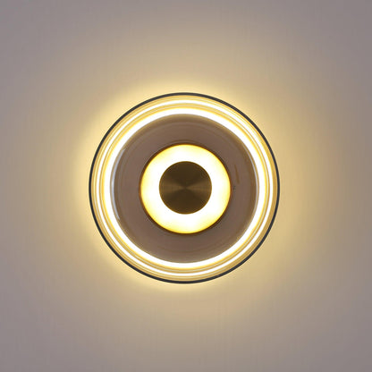 Glass Wall Light with Adjustable Brightness