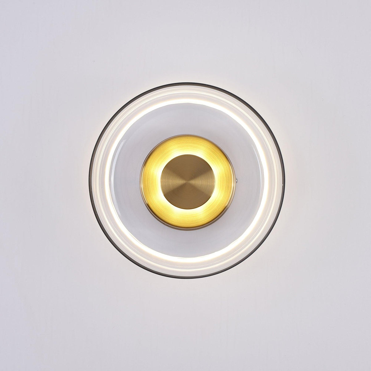 Glass Wall Light with Adjustable Brightness