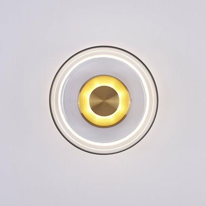 Glass Wall Light with Adjustable Brightness