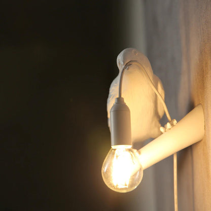 Bird-Shaped Wall Light, Energy-Efficient LED
