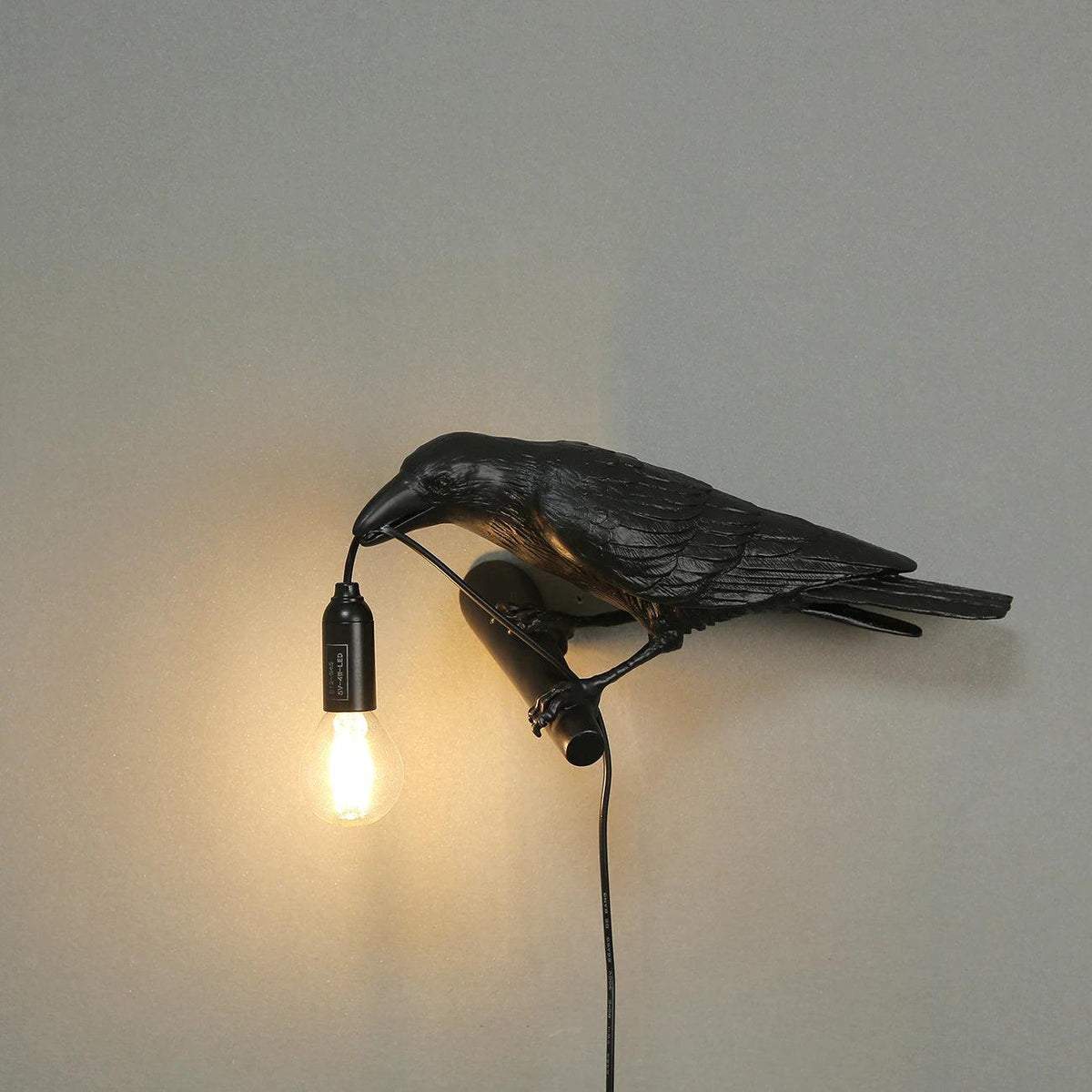 Bird-Shaped Wall Light, Energy-Efficient LED