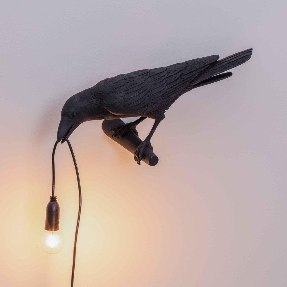 Bird-Shaped Wall Light, Energy-Efficient LED