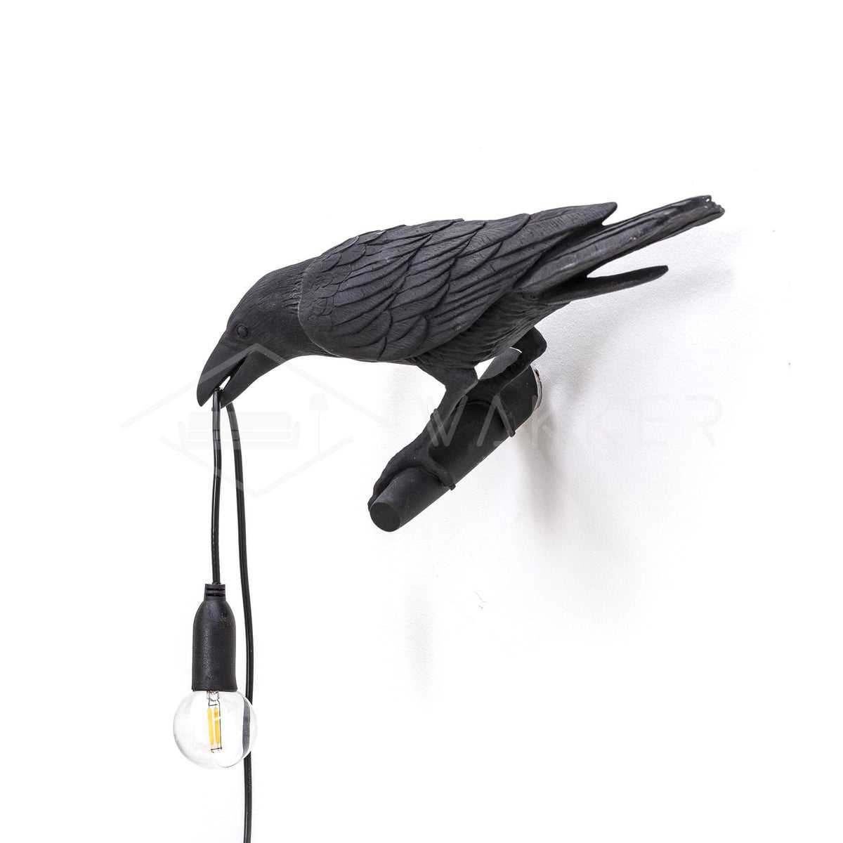 Bird-Shaped Wall Light, Energy-Efficient LED