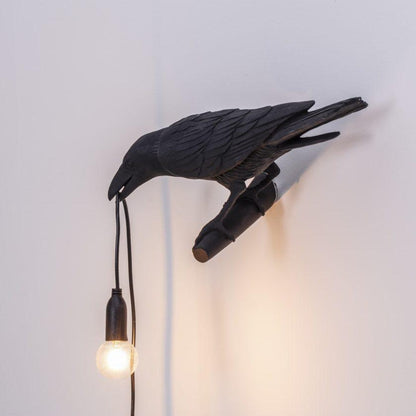 Bird-Shaped Wall Light, Energy-Efficient LED
