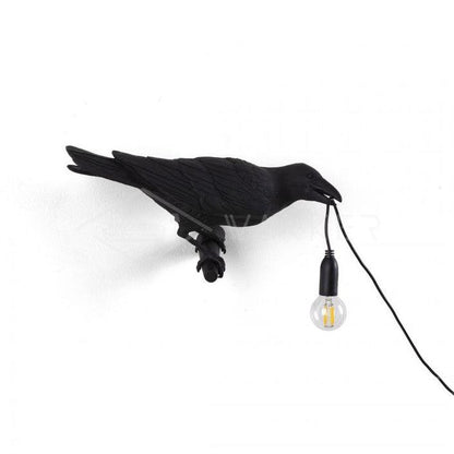 Bird-Shaped Wall Light, Energy-Efficient LED