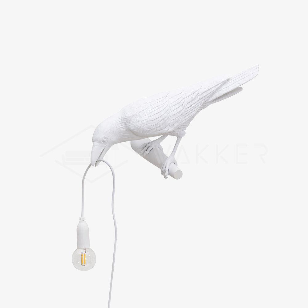 Bird-Shaped Wall Light, Energy-Efficient LED