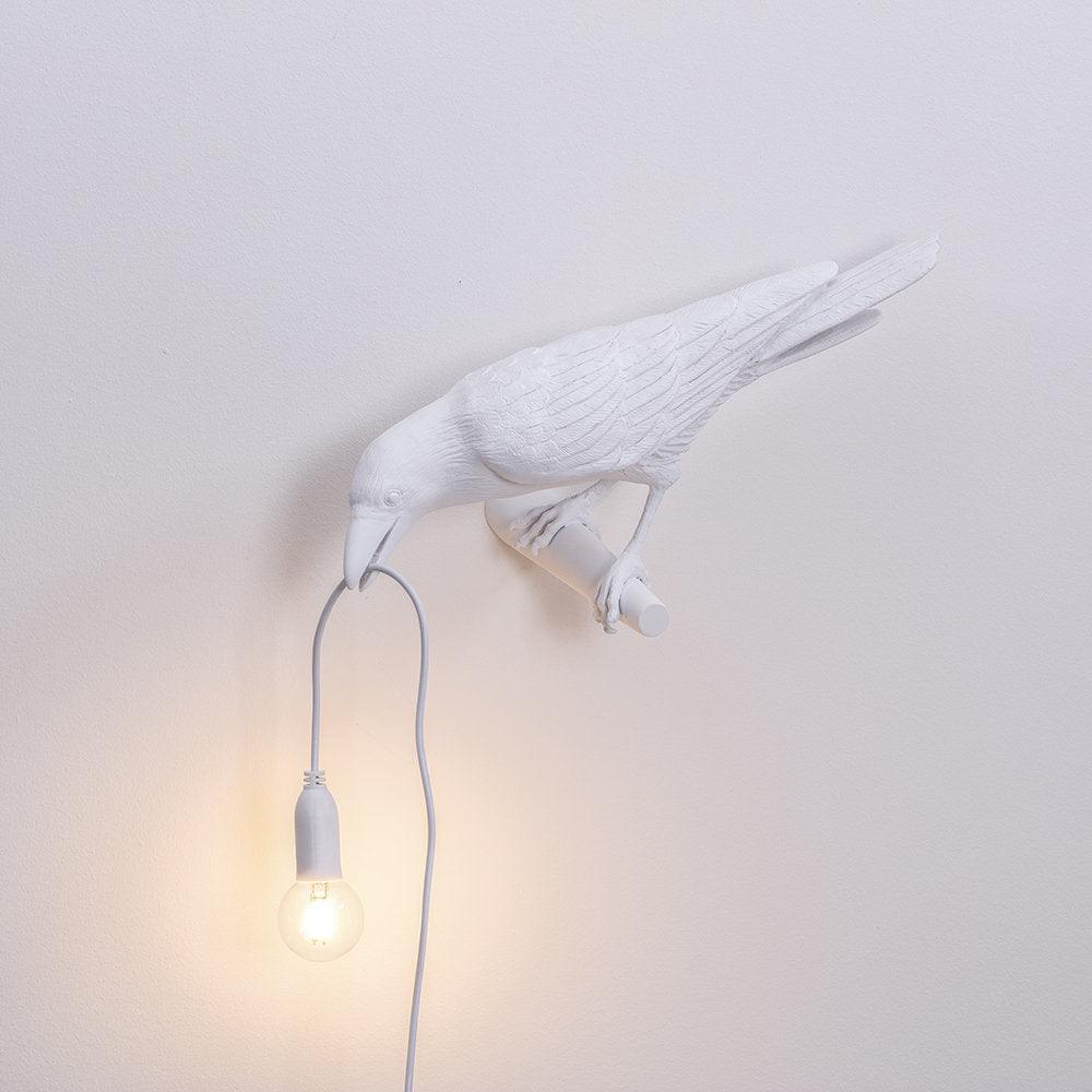 Bird-Shaped Wall Light, Energy-Efficient LED