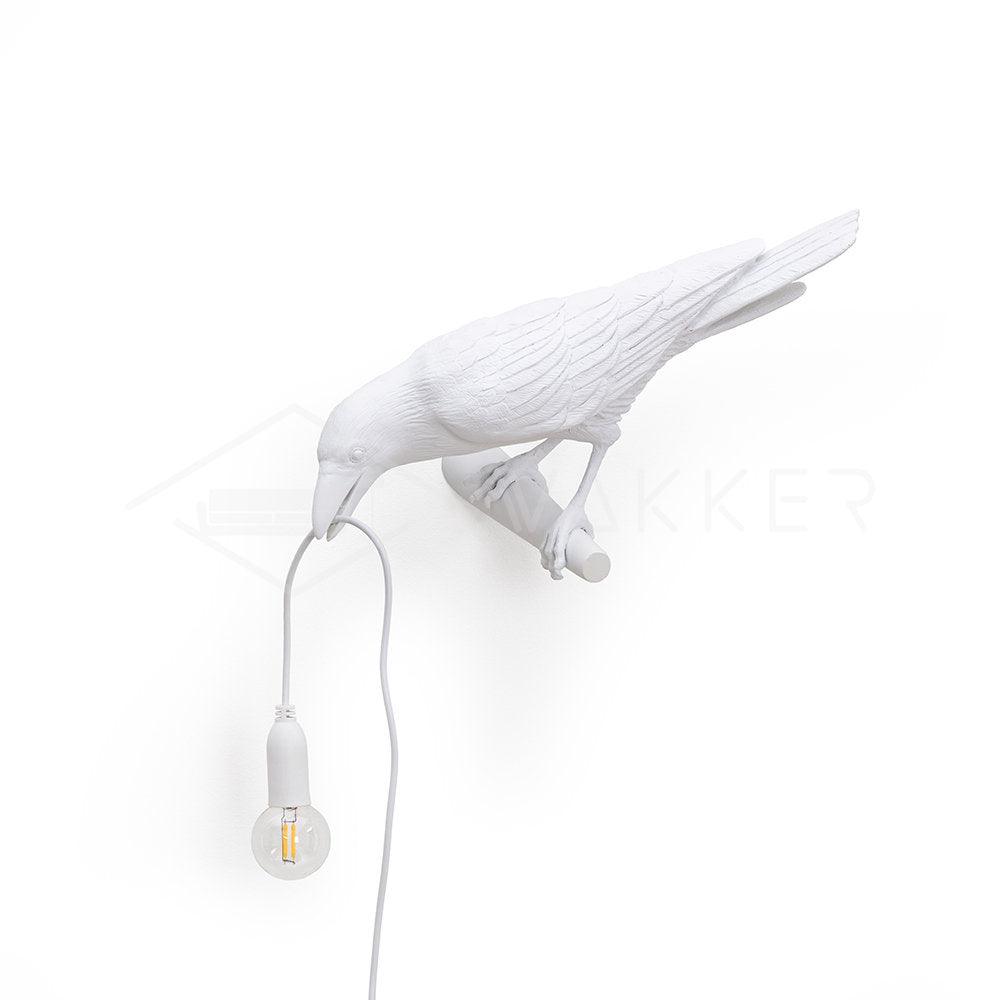 Bird-Shaped Wall Light, Energy-Efficient LED — detail view