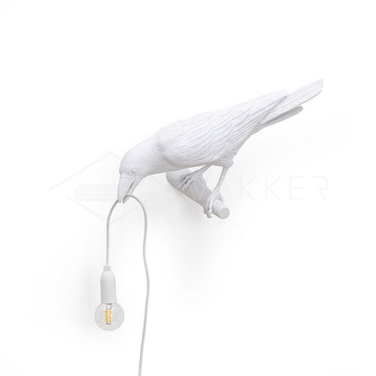 Bird-Shaped Wall Light, Energy-Efficient LED — detail view
