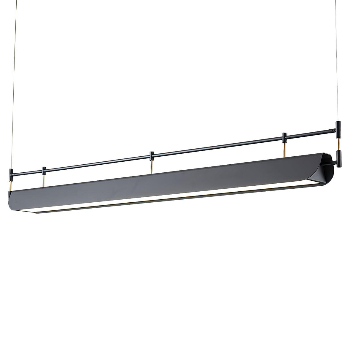 Linear Roof-Style Chandelier with Adjustable Brightness