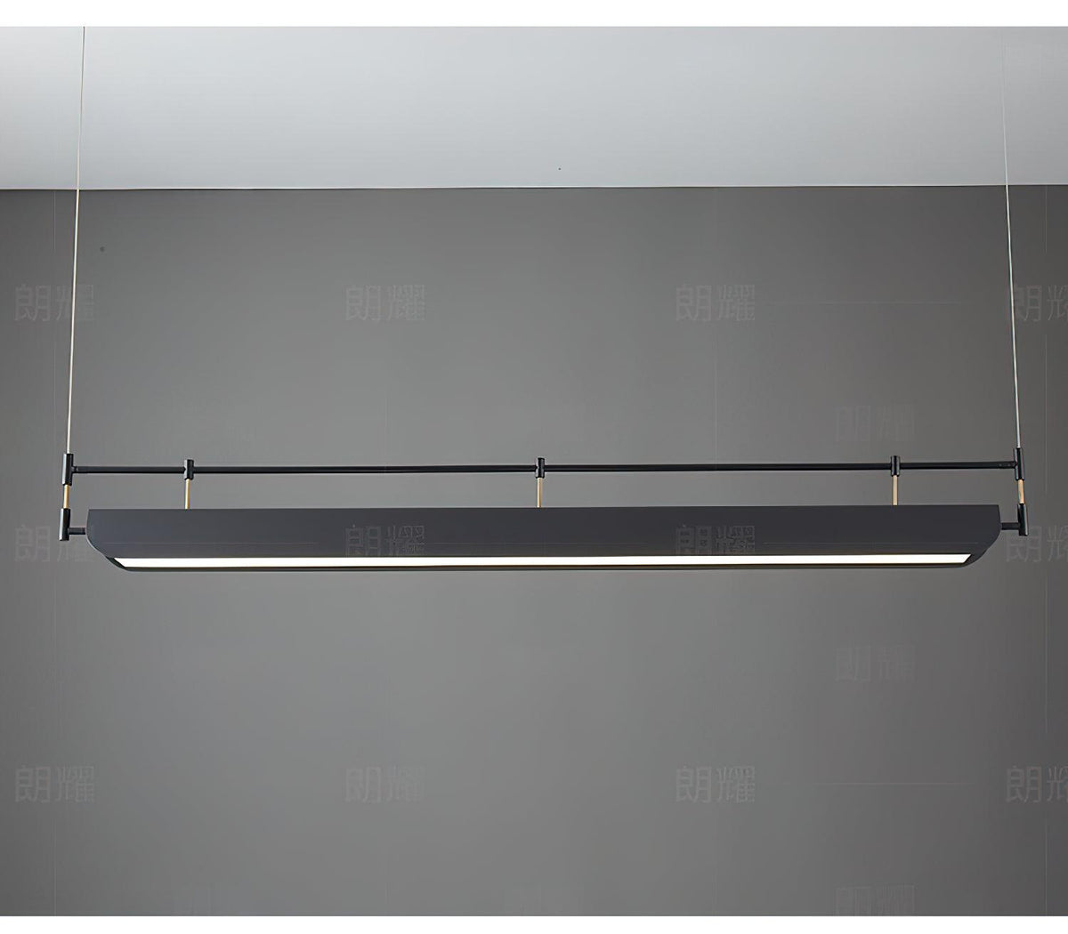 Linear Roof-Style Chandelier with Adjustable Brightness
