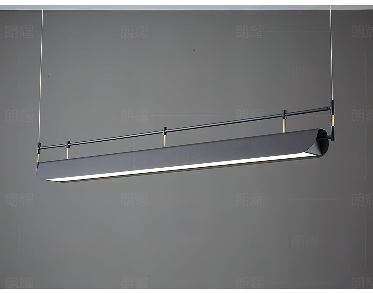 Linear Roof-Style Chandelier with Adjustable Brightness