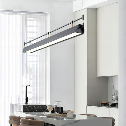 Linear Roof-Style Chandelier with Adjustable Brightness