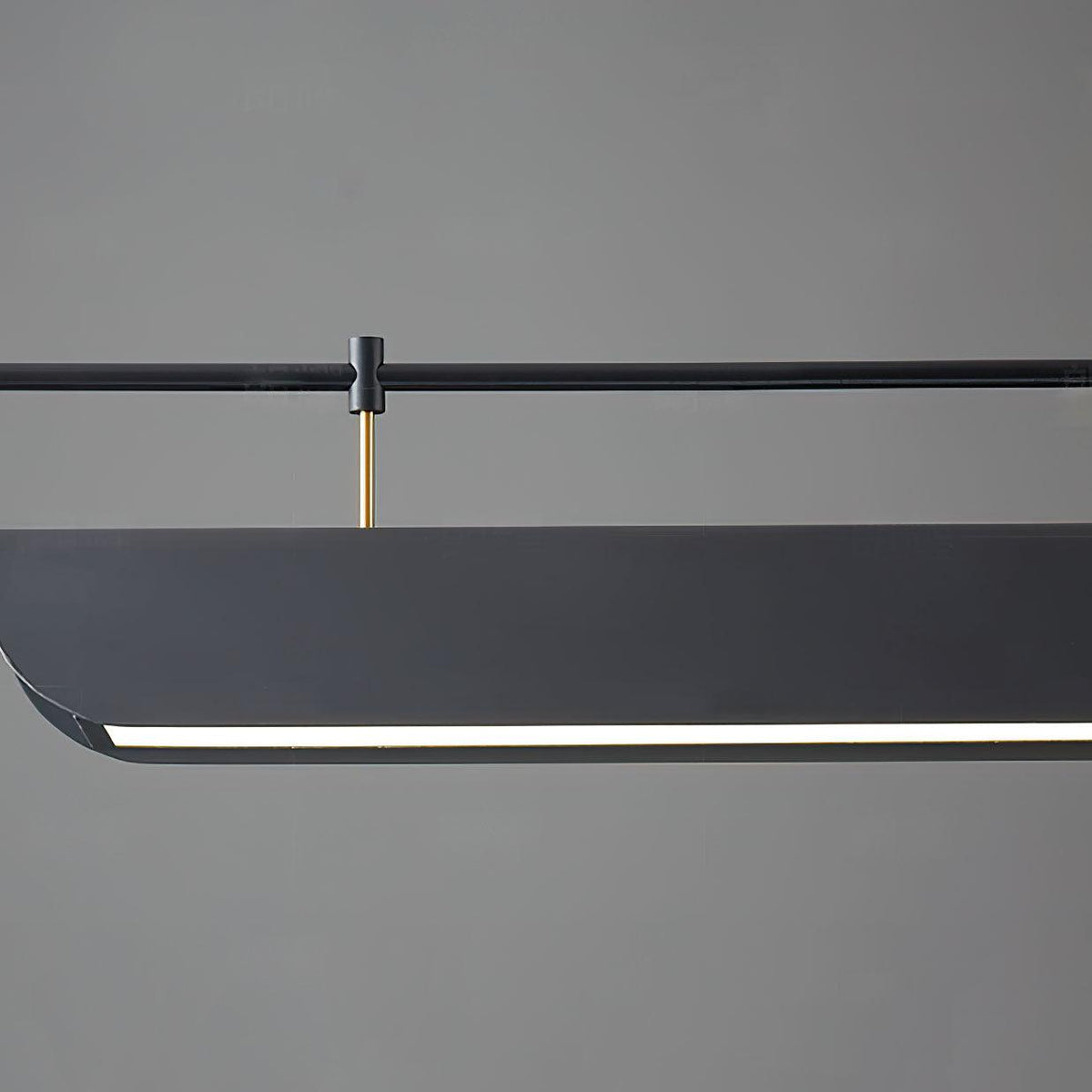 Linear Roof-Style Chandelier with Adjustable Brightness