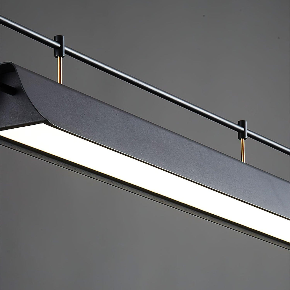 Linear Roof-Style Chandelier with Adjustable Brightness