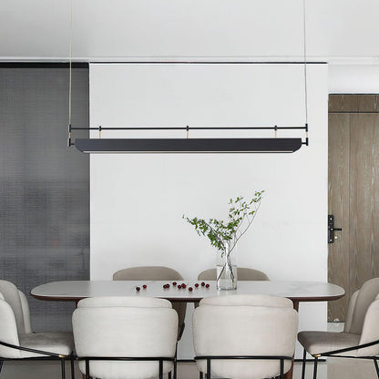 Linear Roof-Style Chandelier with Adjustable Brightness