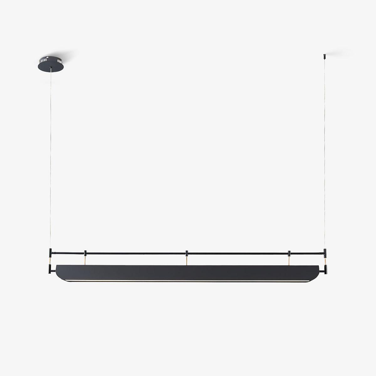 Linear Roof-Style Chandelier with Adjustable Brightness