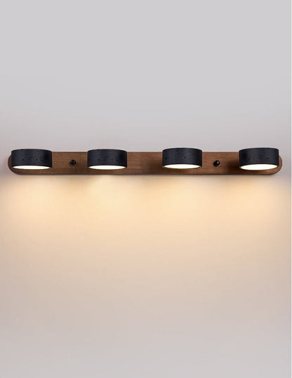 Black Travertine Wall Light, Multi-Light Design