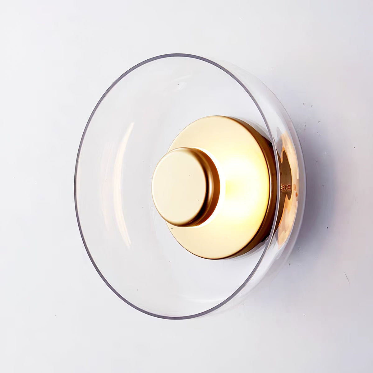 Glass Wall Light with Adjustable Brightness