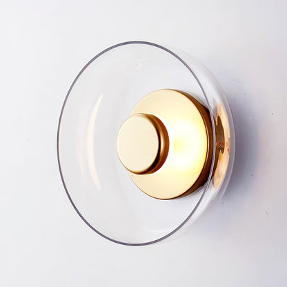 Glass Wall Light with Adjustable Brightness