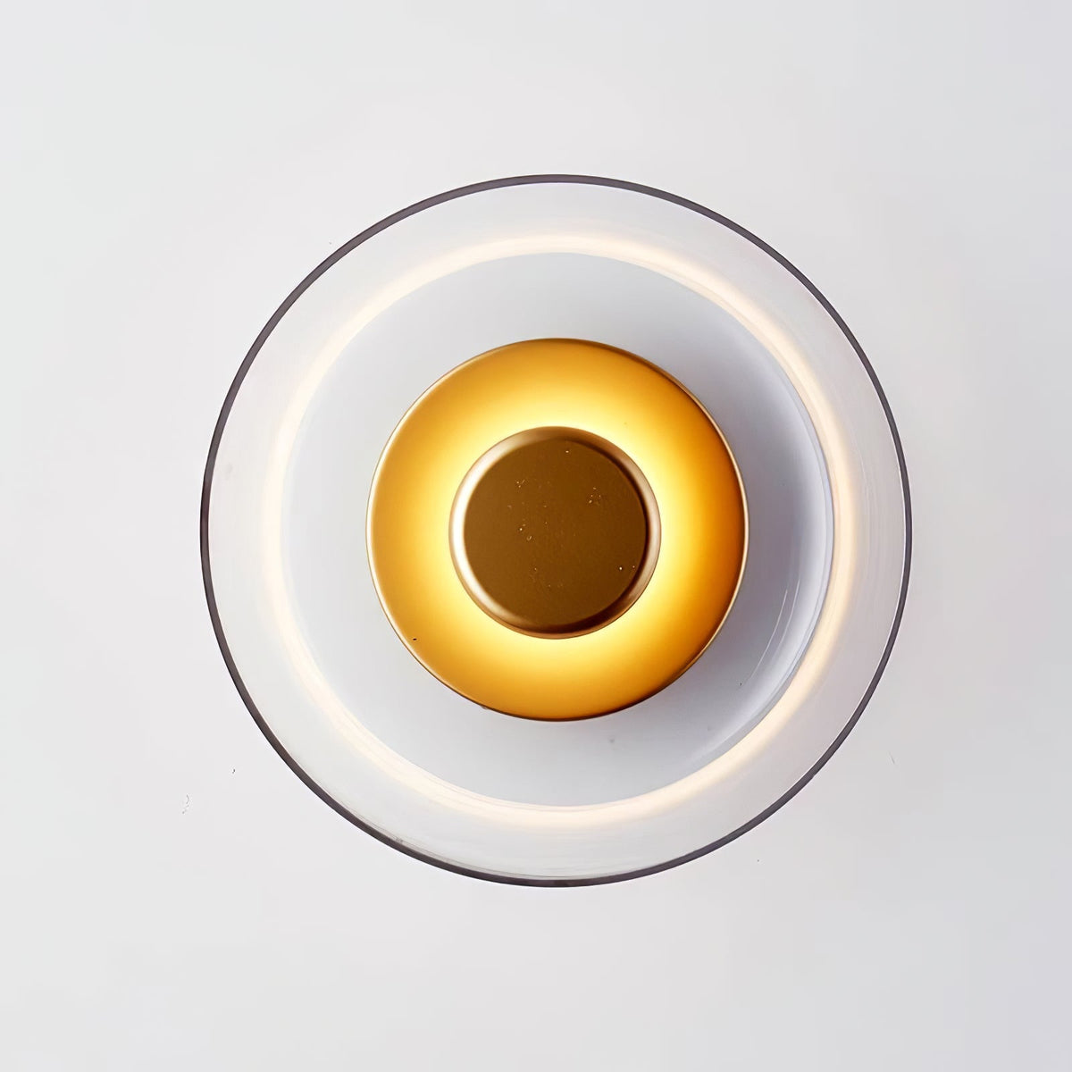 Glass Wall Light with Adjustable Brightness
