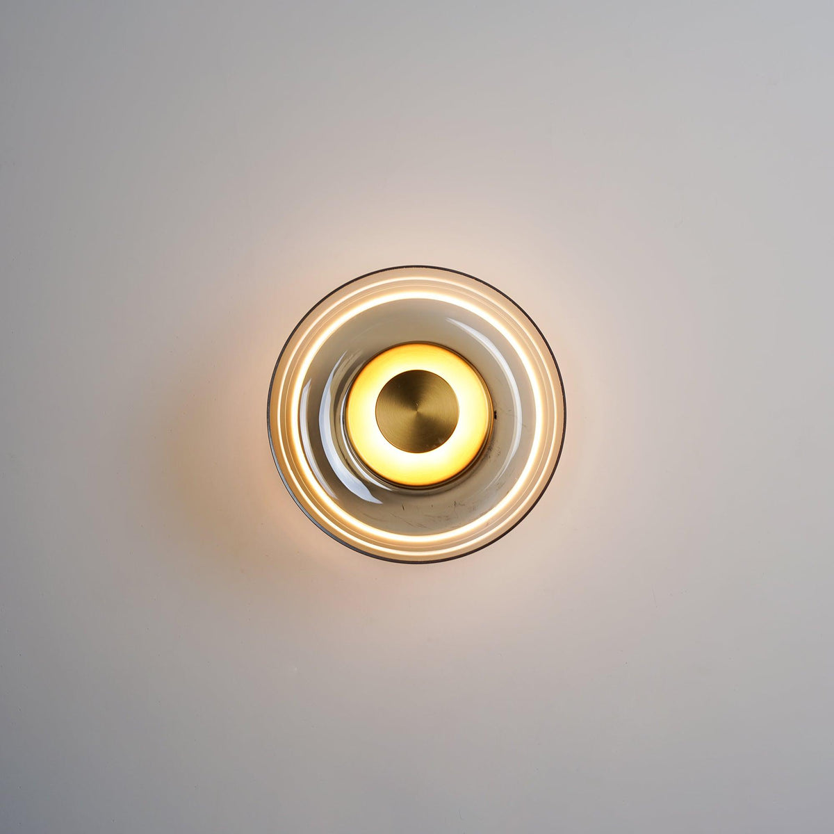 Glass Wall Light with Adjustable Brightness