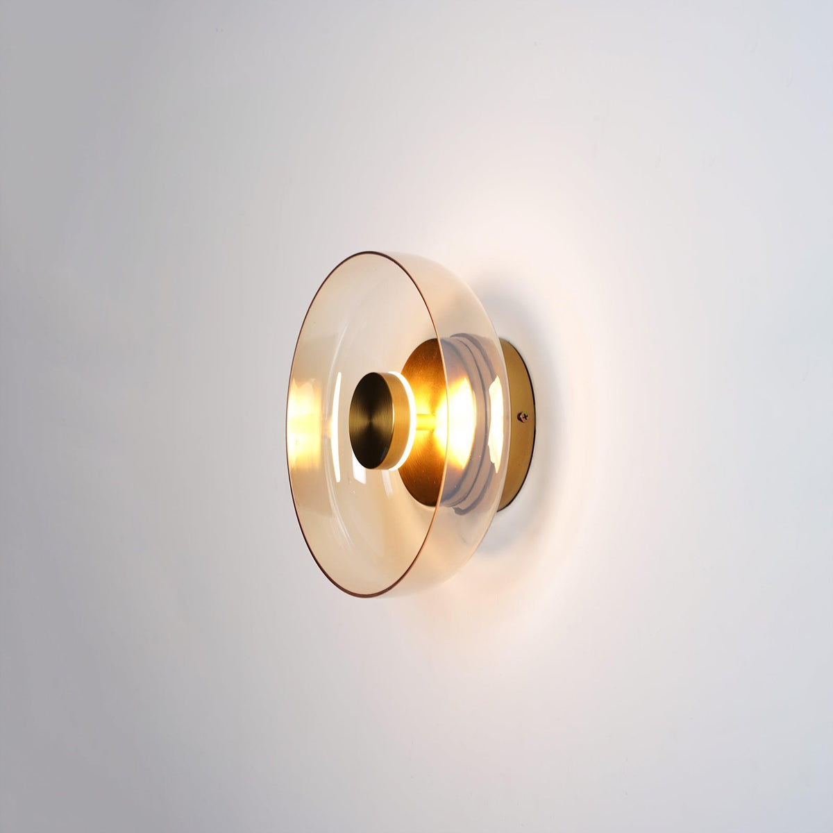 Glass Wall Light with Adjustable Brightness