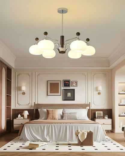 Modern Chandelier with Adjustable Height and LED