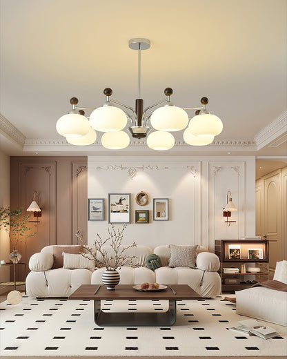 Modern Chandelier with Adjustable Height and LED
