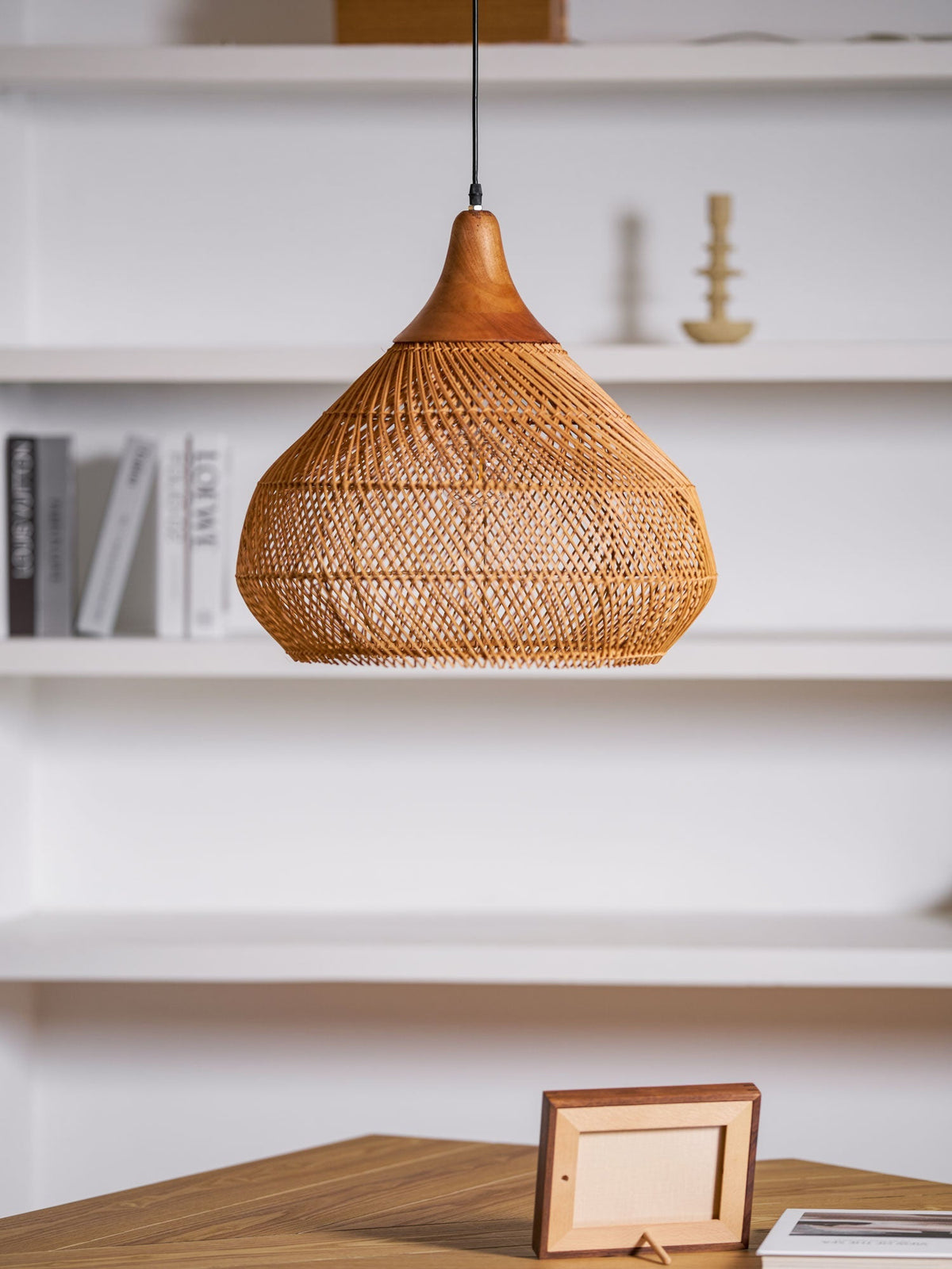 Braided Rattan Pendant Lamp Position 20
