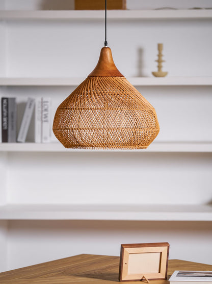 Braided Rattan Pendant Lamp Position 20