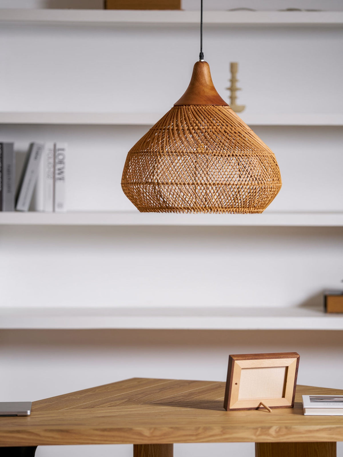 Braided Rattan Pendant Lamp Position 92